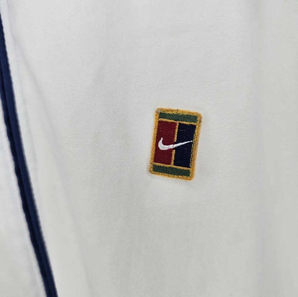 Nike challenge Court Tennis Jacket Track windbreaker White Blue 90s Y2K …